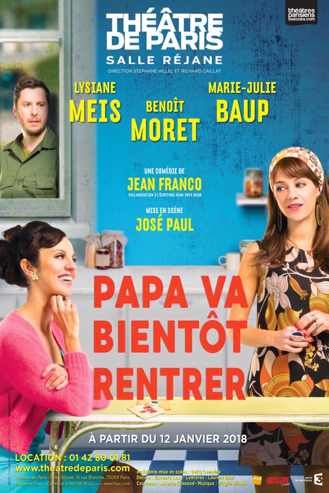 « Papa Va Bientôt Rentrer » Au Théâtre De Paris