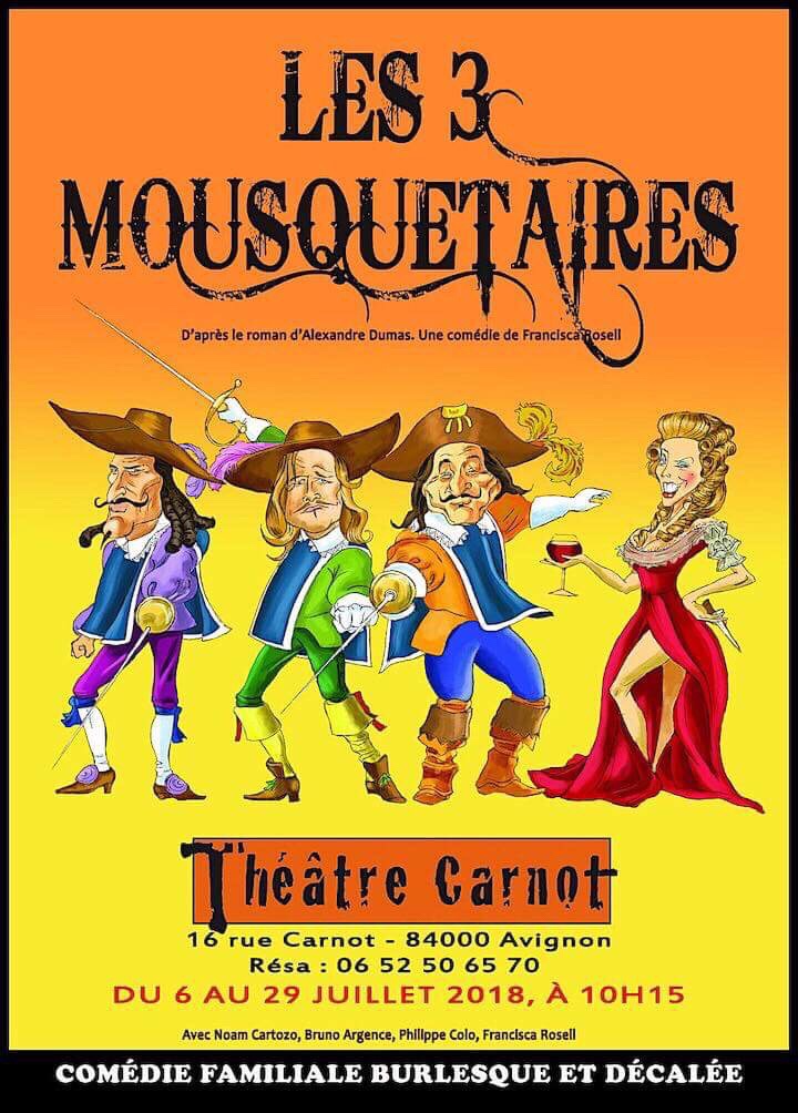 « Les 3 Mousquetaires » d’Après Alexandre Dumas, De et Mise en Scène par Francisca Rosell