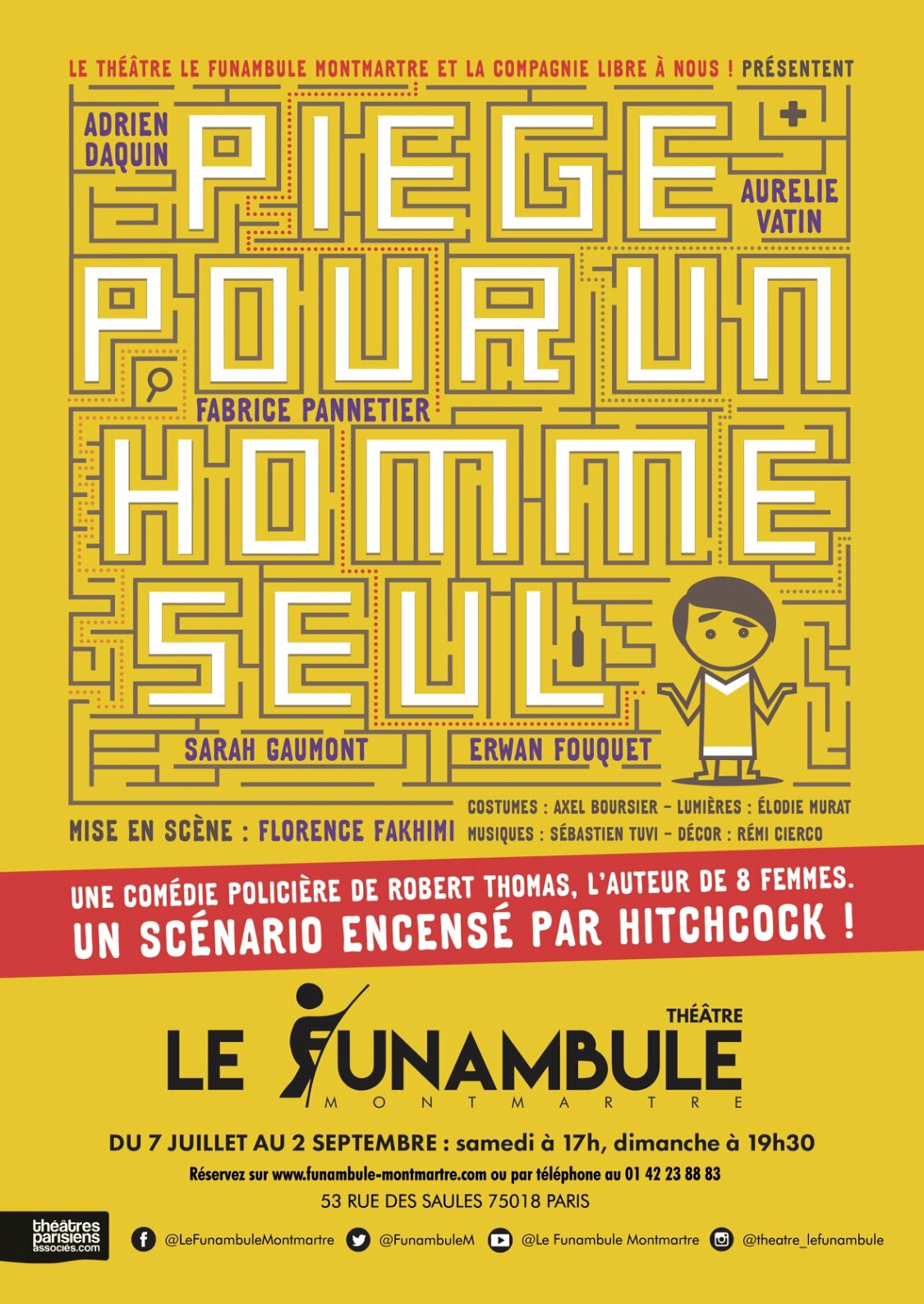 « Piège Pour Un Homme Seul » de Robert Thomas