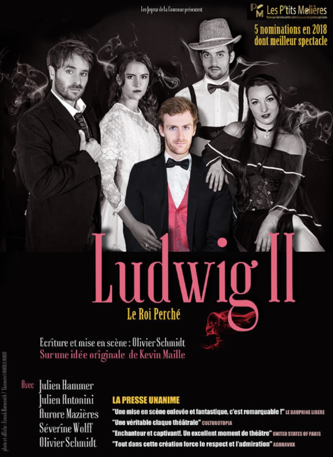 « Ludwig II, Le Roi Perché » au Théo Théâtre