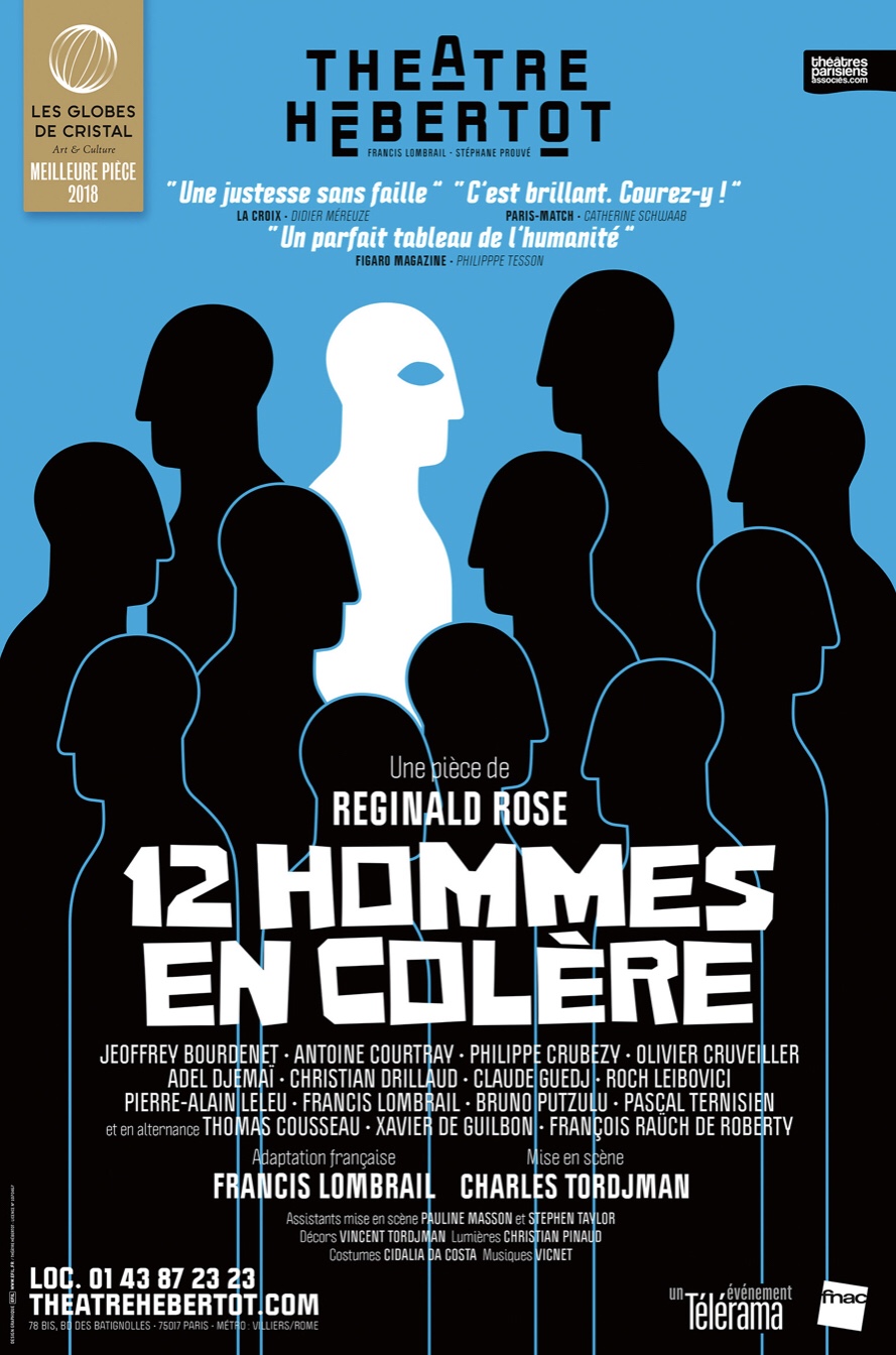 « 12 Hommes En Colère » au Théâtre Hébertot