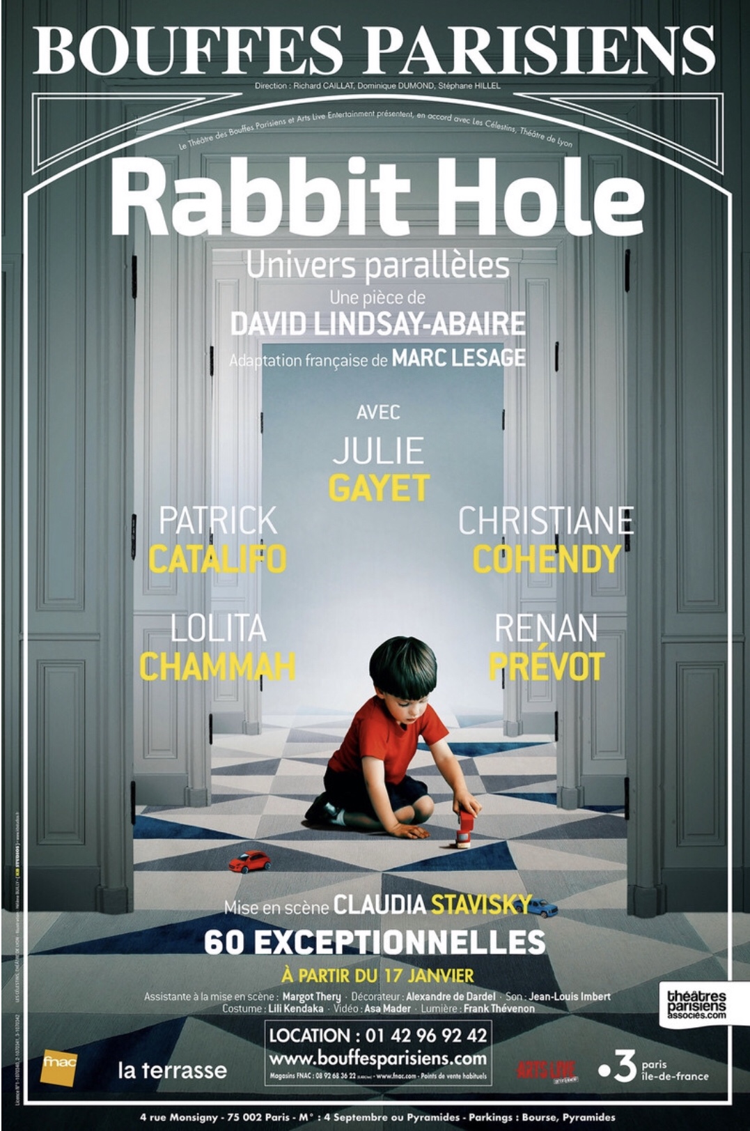 «Rabbit Hole : Univers Parallèles» Au Théâtre Des Bouffes Parisiens
