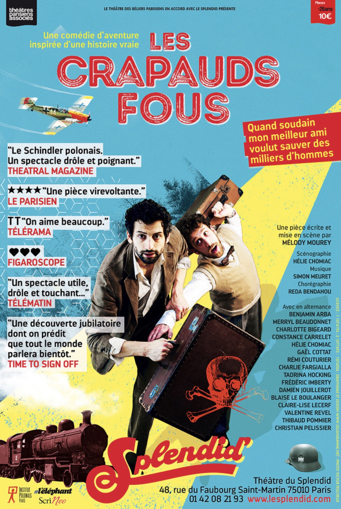 « Les Crapauds Fous » au Théâtre Du Splendid