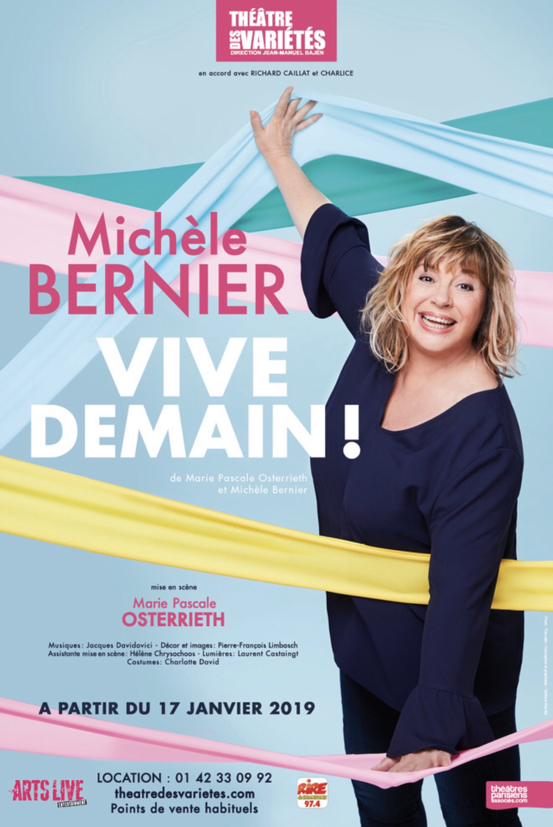 Michèle Bernier dans « Vive Demain ! » au Théâtre Des Variétés
