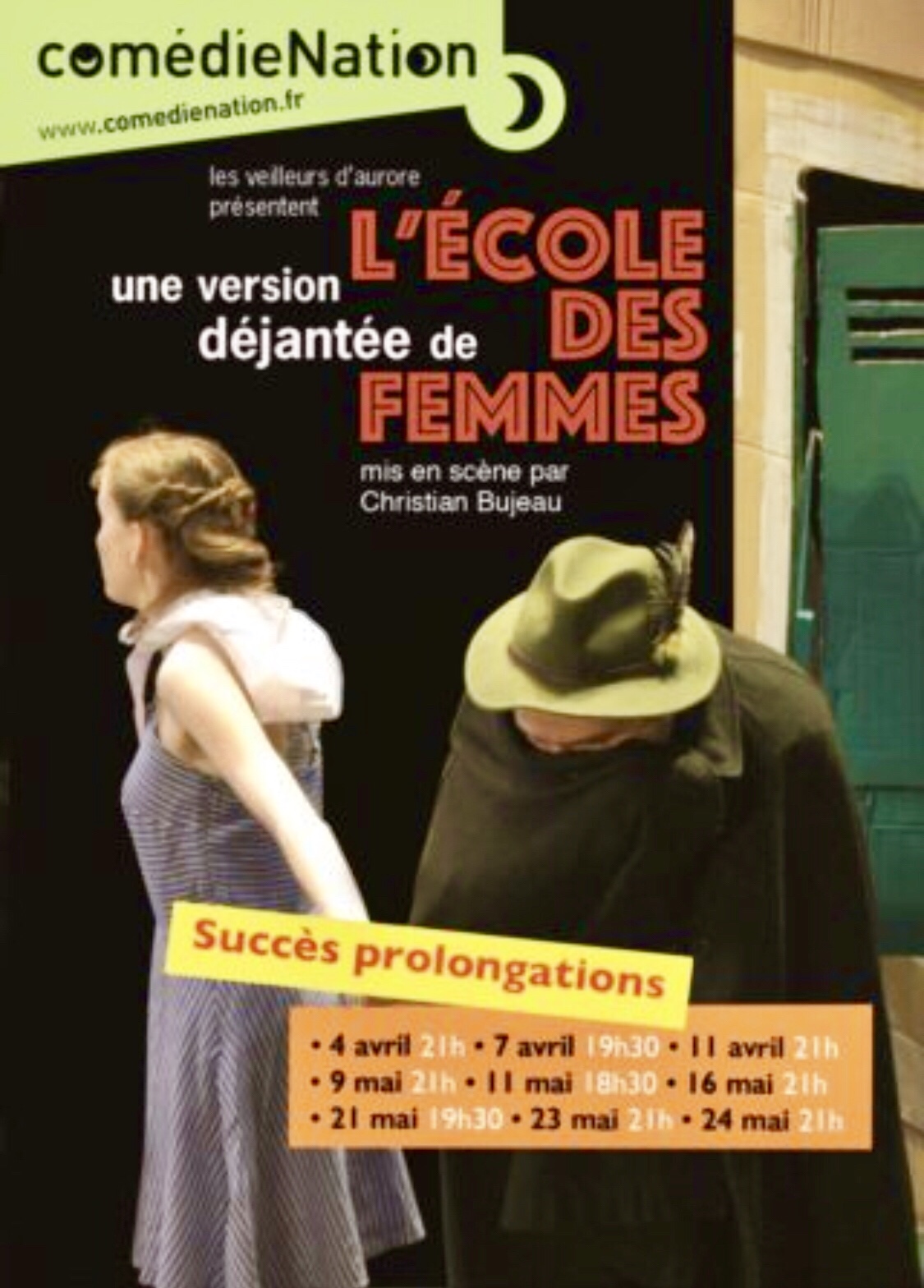 « L’École Des Femmes » de Molière; à La Comédie Nation