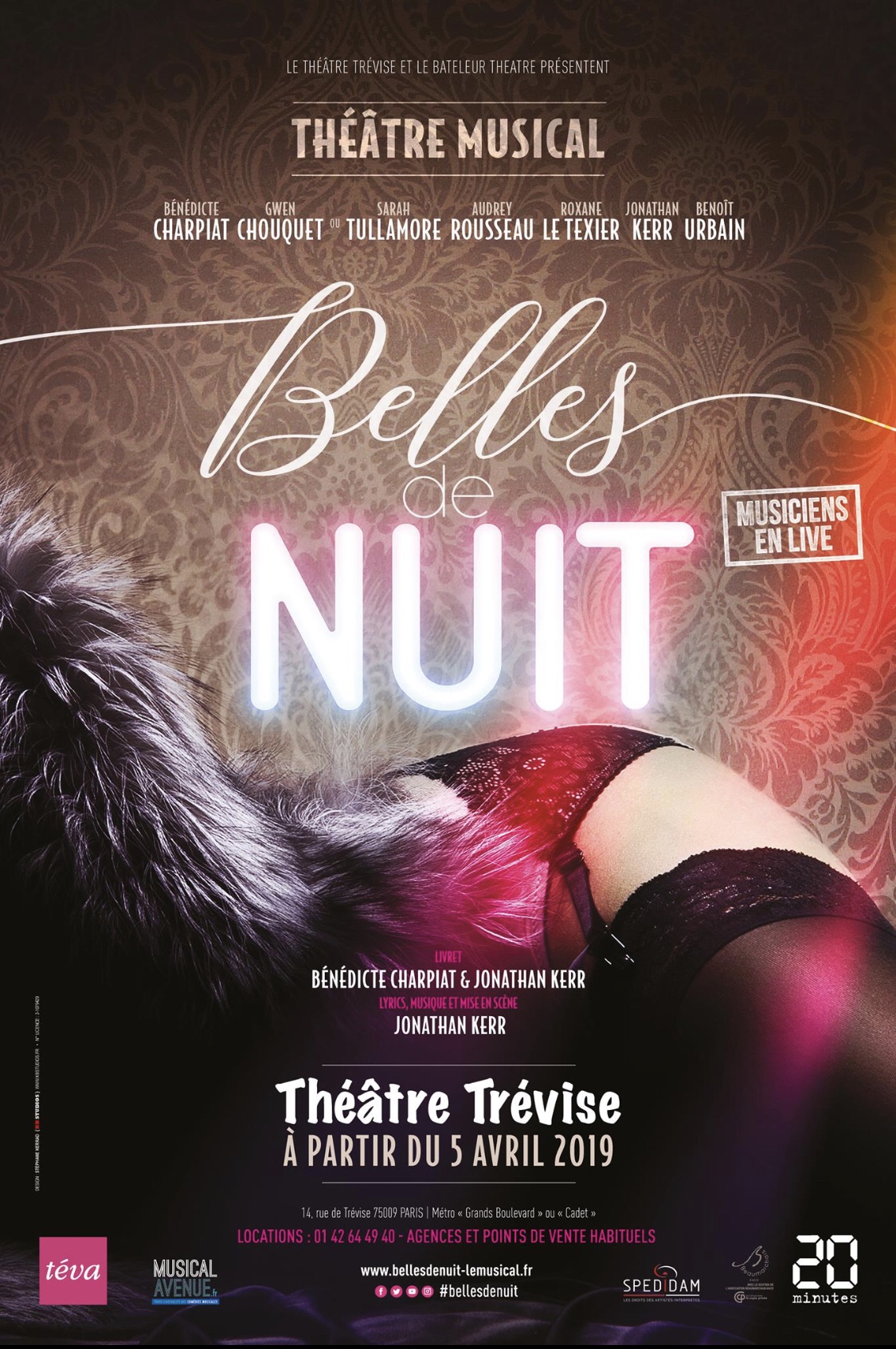 « Belles De Nuit Le Musical» au Théâtre Trévise