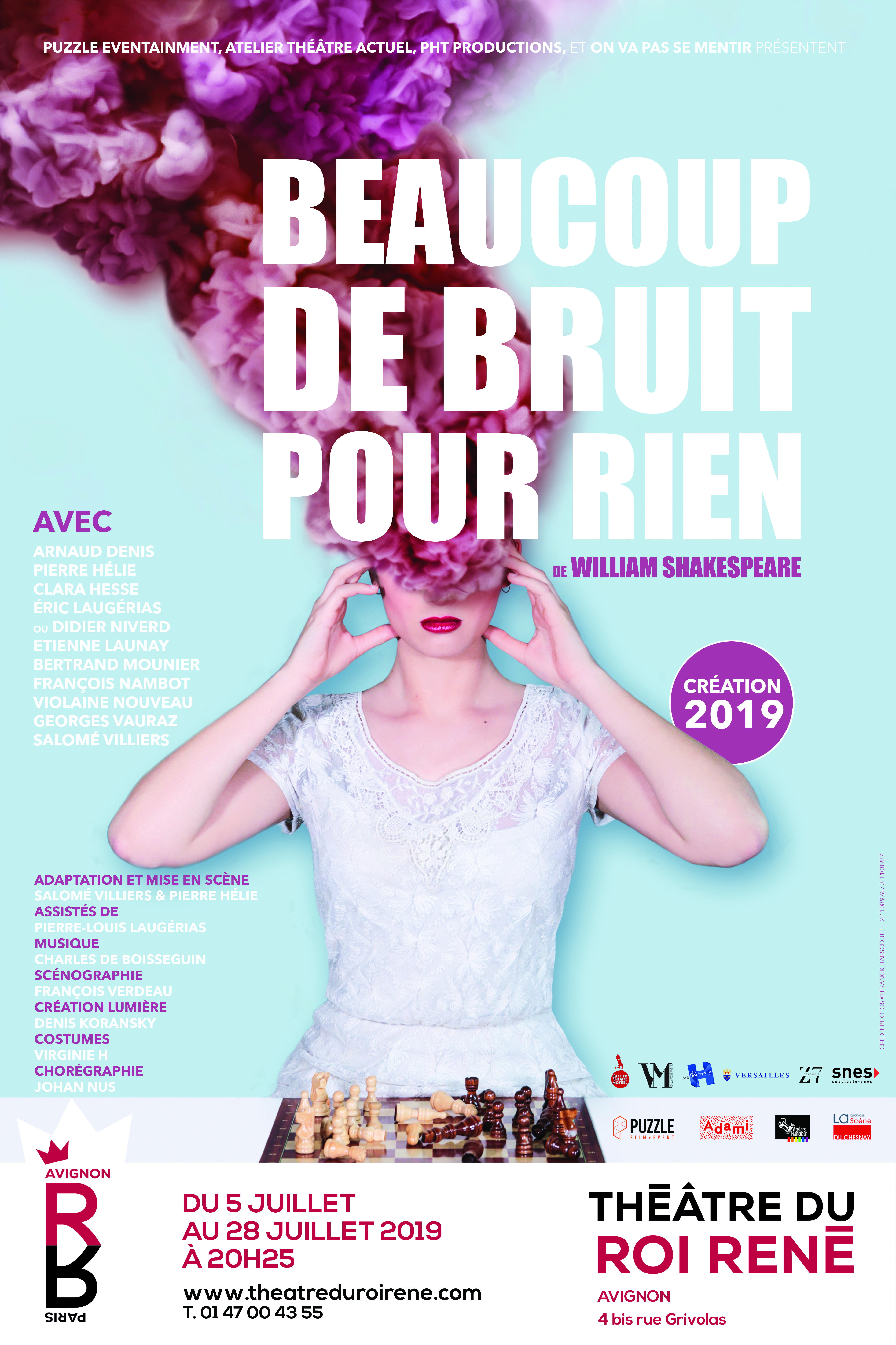 « Beaucoup De Bruit Pour Rien » de William Shakespeare; au Théâtre Du Roi René Avignon