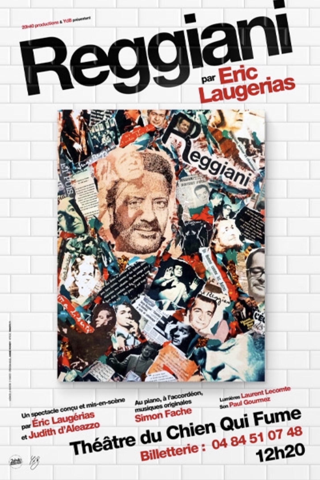 « Reggiani Par Eric Laugerias » au Théâtre Du Chien Qui Fume à Avignon