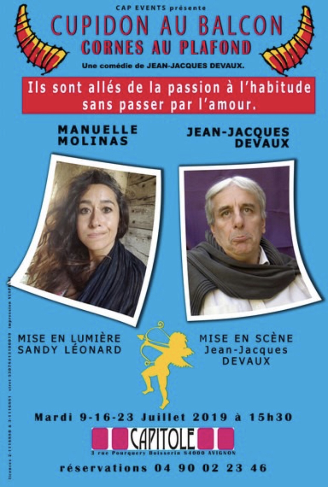 « Cupidon Au Balcon, Cornes Au Plafond » au Capitole