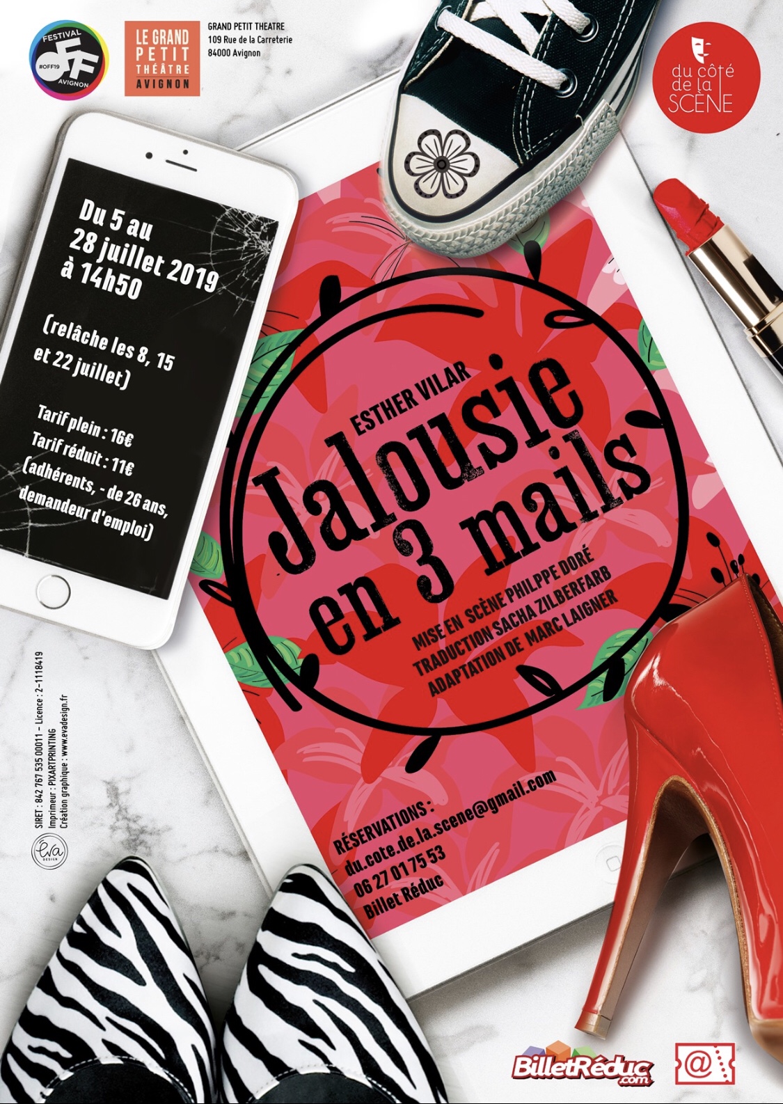 « Jalousie En 3 Mails » au Grand Petit Théâtre