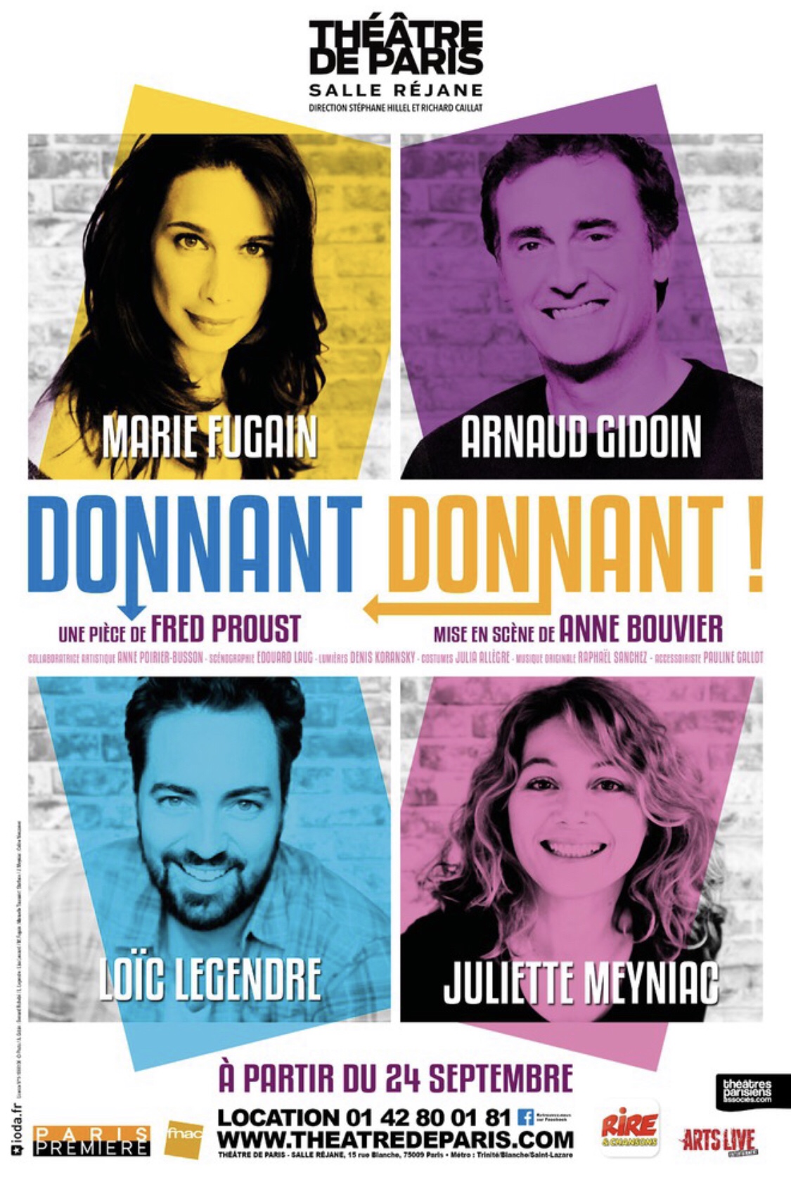 « Donnant-Donnant » au Théâtre De Paris