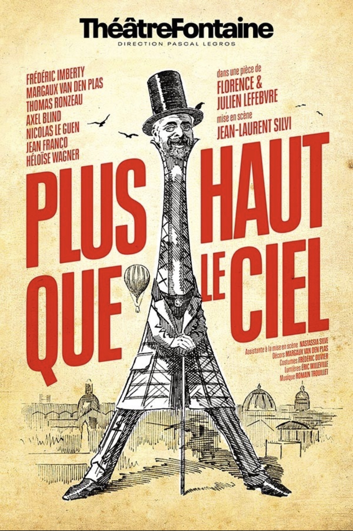 « Plus Haut Que Le Ciel » au Théâtre Fontaine