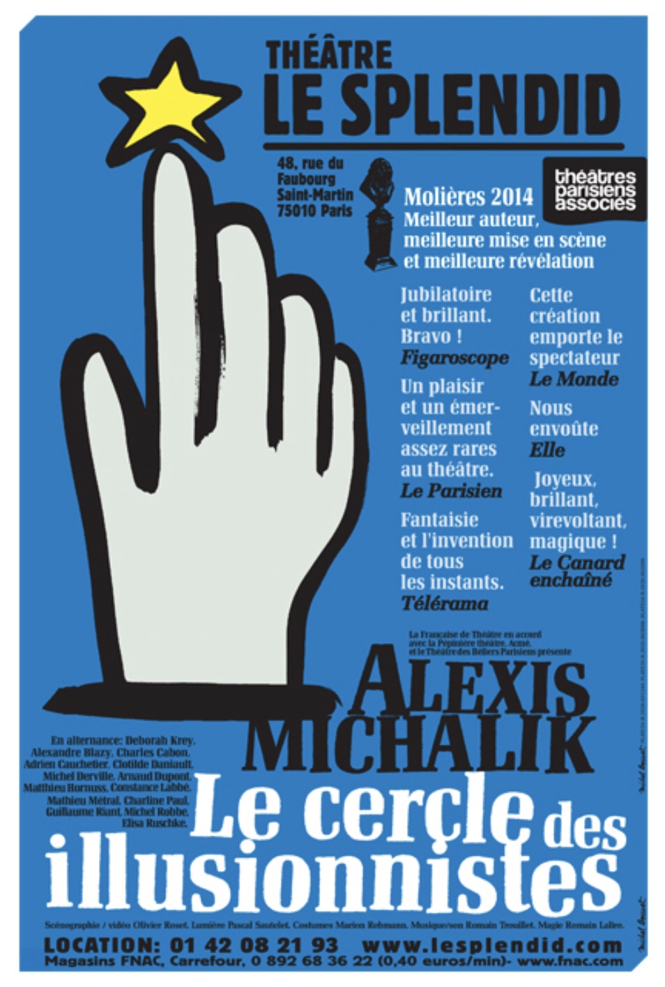 « Le Cercle Des Illusionnistes » au Théâtre Le Splendid