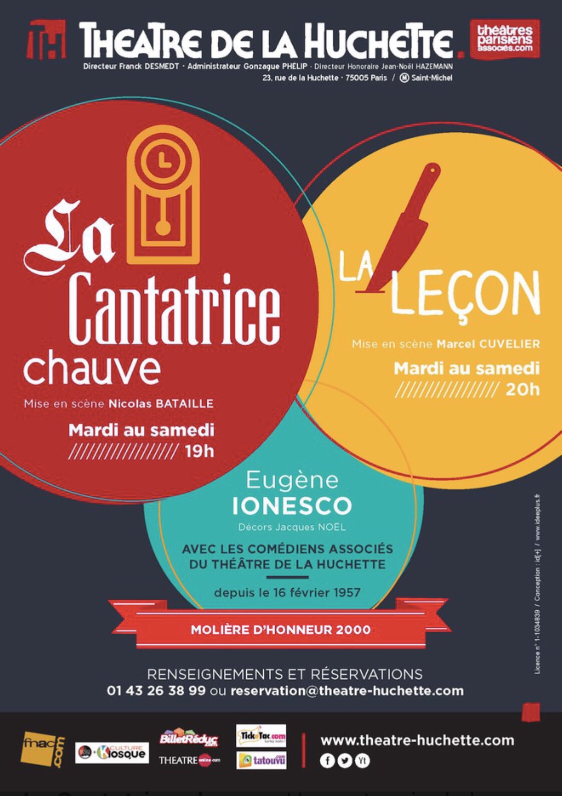 « La Cantatrice Chauve » au Théâtre De La Huchette