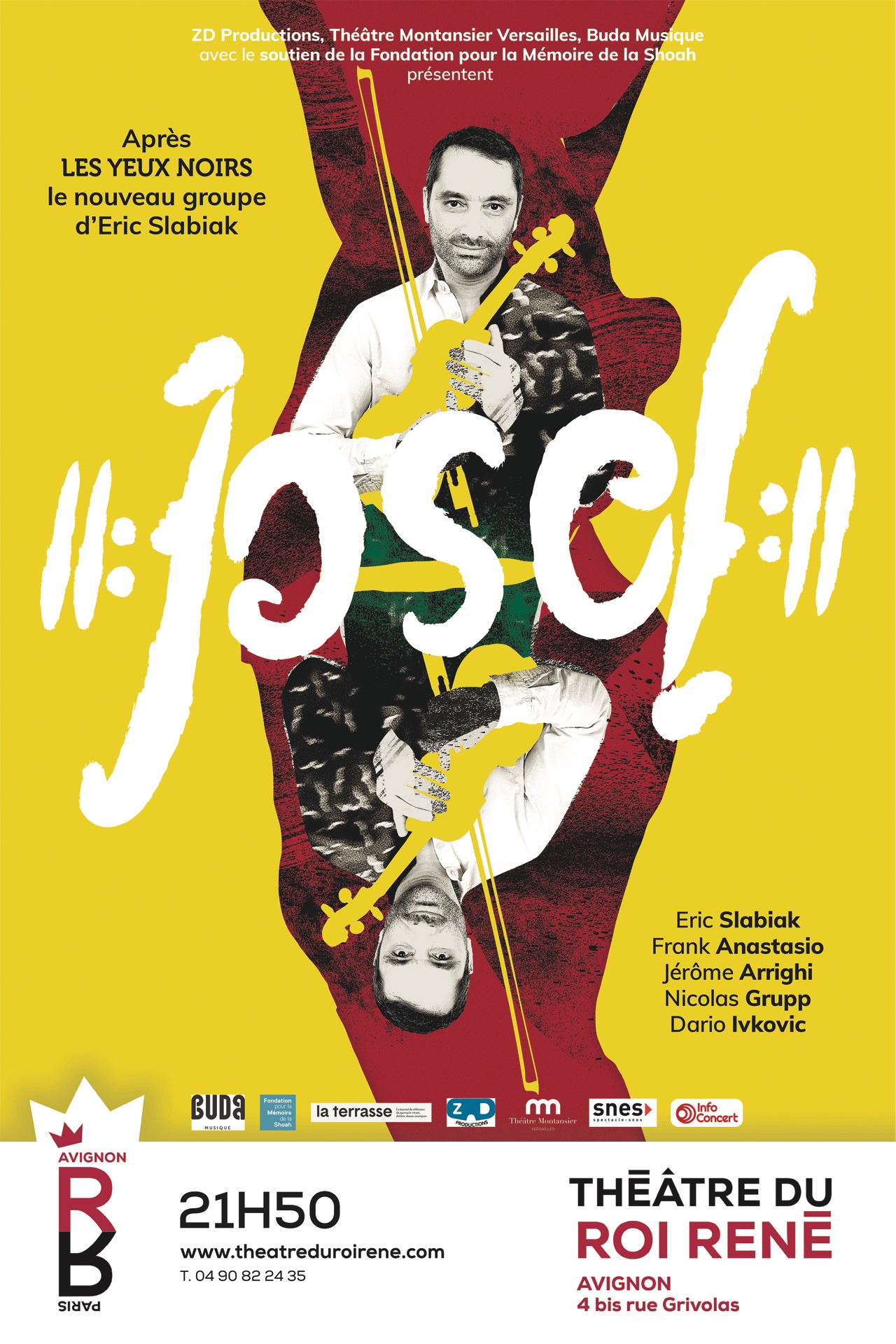 « Josef Josef » au Théâtre Du Roi René à Avignon