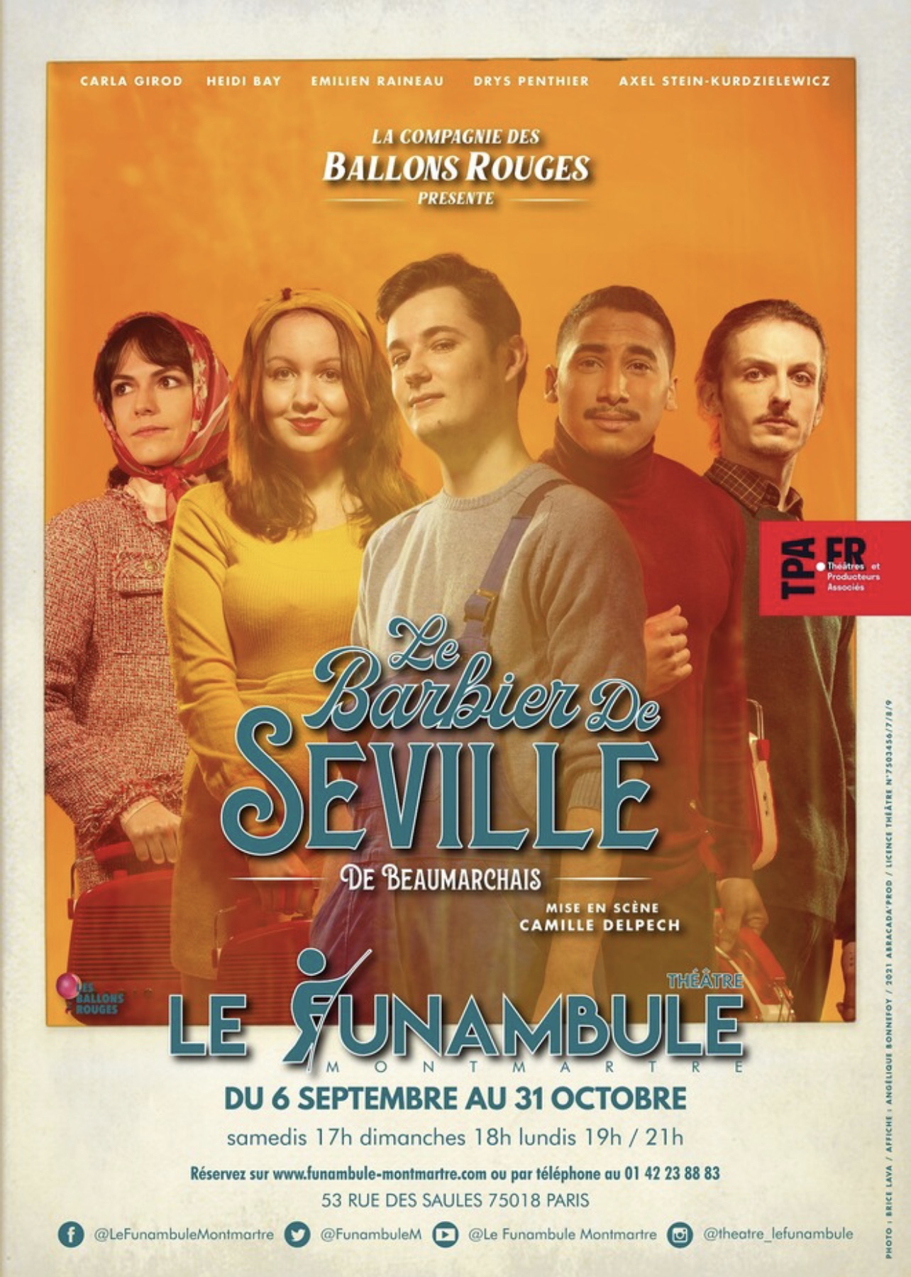 « Le Barbier de Séville » au Théâtre Le Funambule Montmartre
