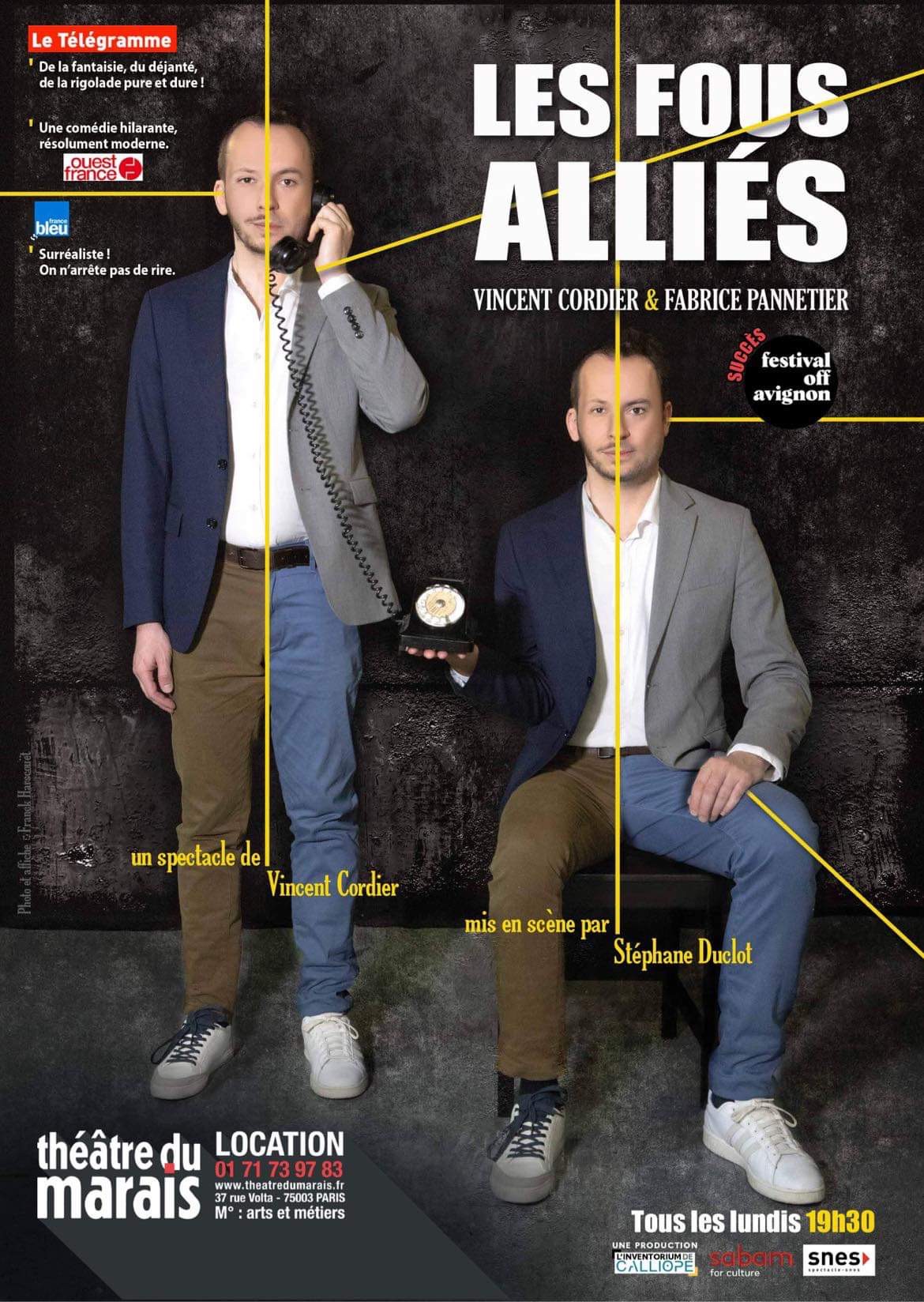« Les Fous Alliés » au Théâtre Du Marais