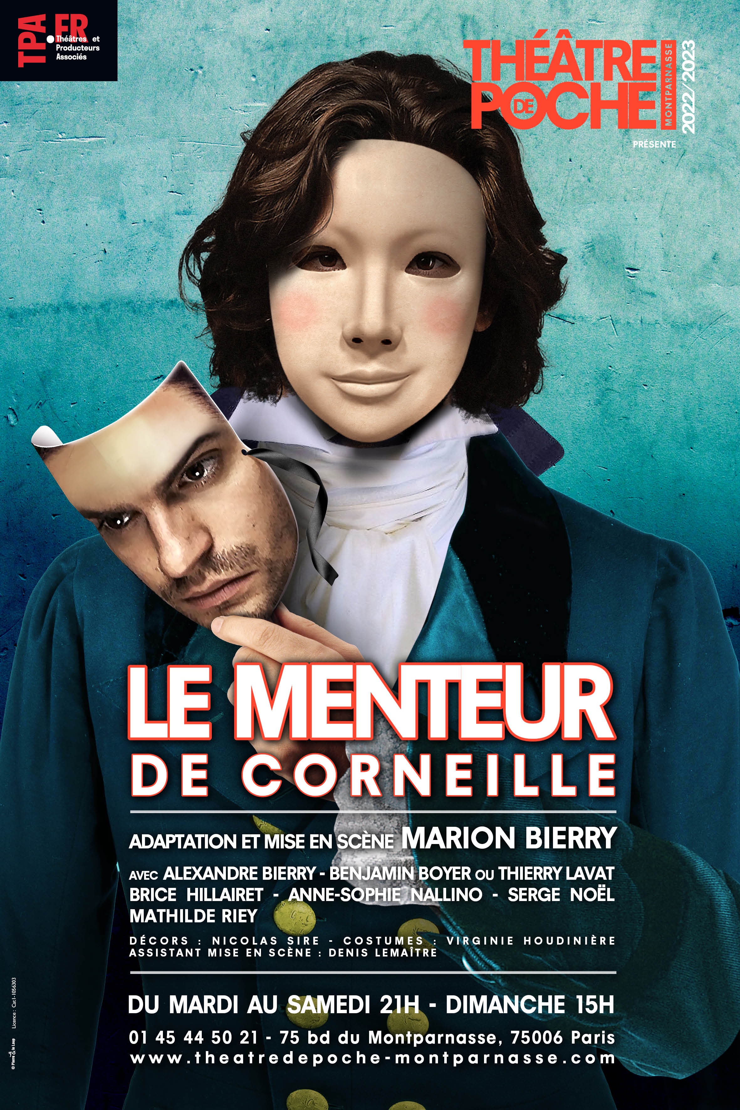 « Le Menteur » au Théâtre de Poche-Montparnasse