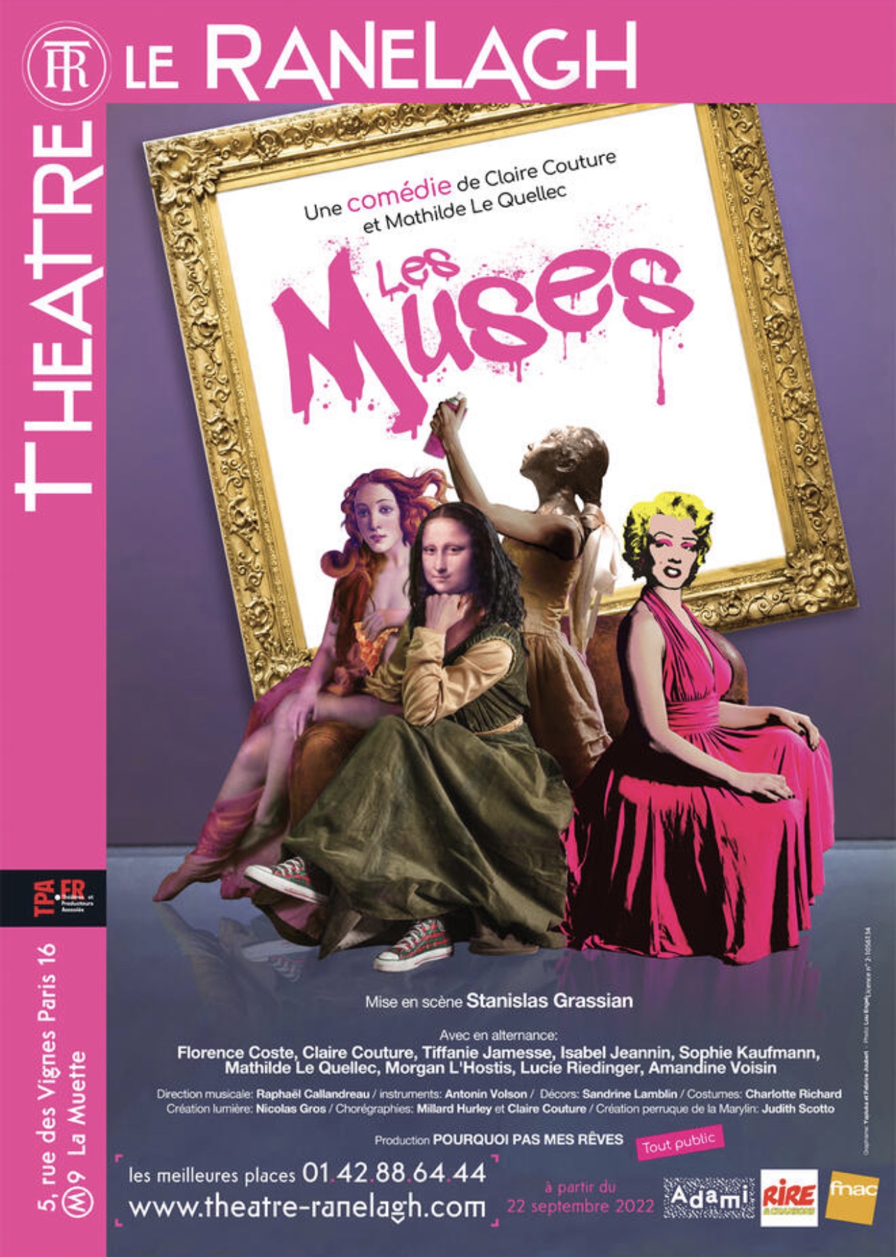 « Les Muses » au Théâtre Le Ranelagh