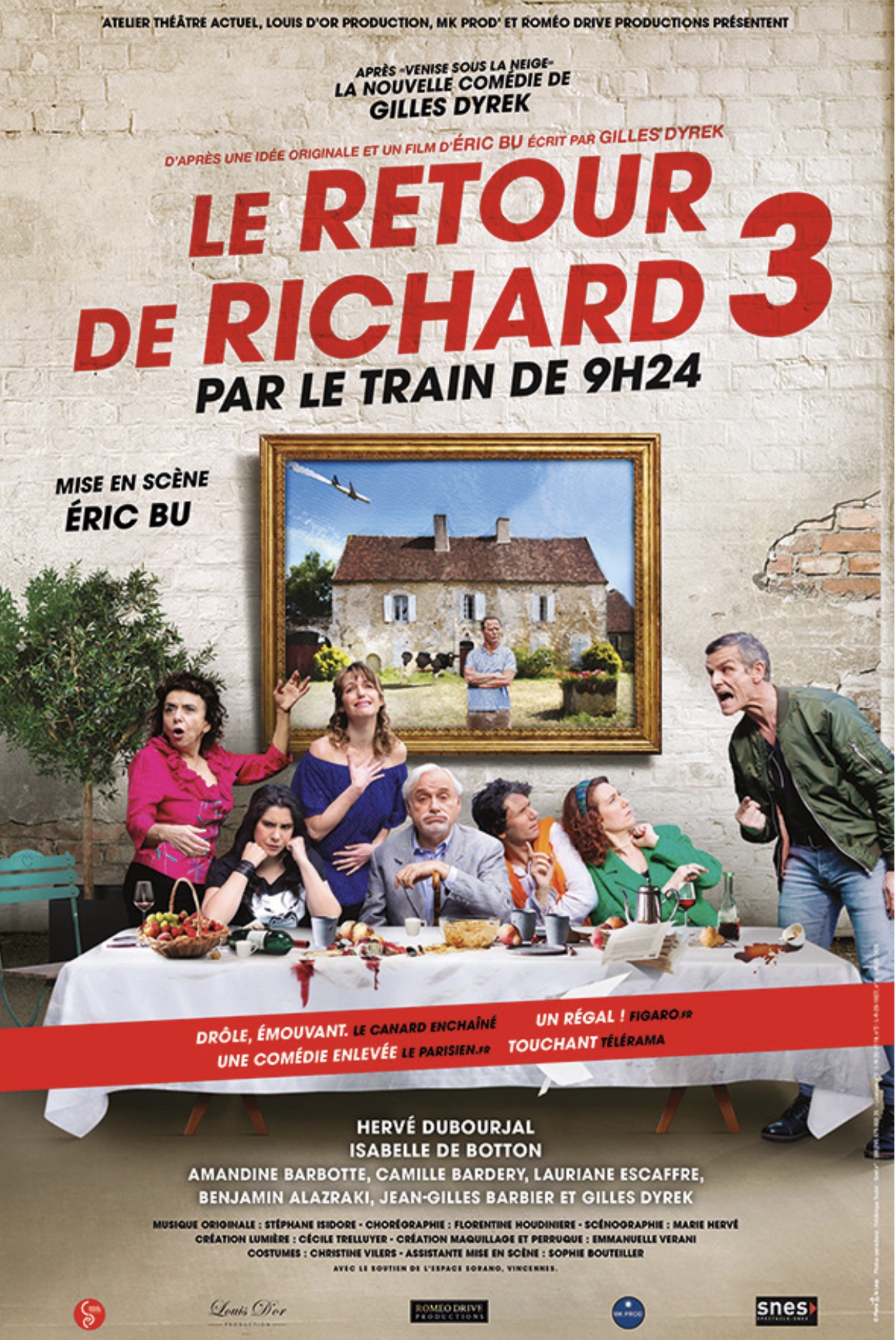 « Le Retour de Richard 3 Par Le Train de 9h24 » au Théâtre Actuel La Bruyère