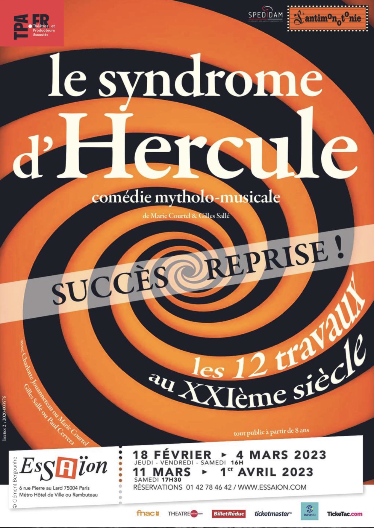 « Le Syndrome d’Hercule » à L’Essaïon Théâtre