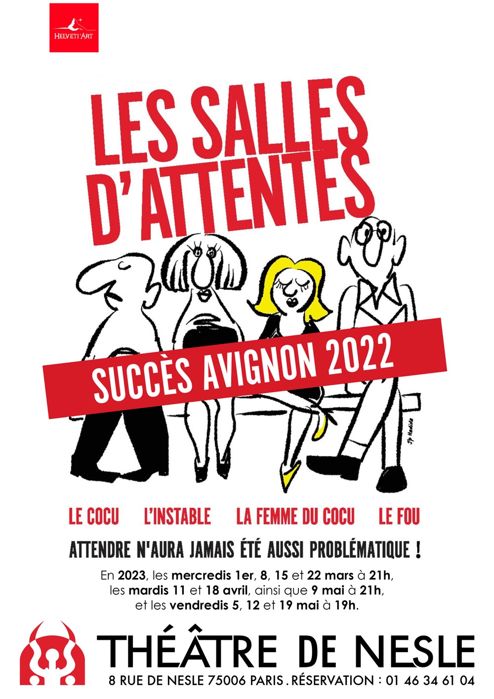 « Les Salles D’Attente » au Théâtre de Nesle
