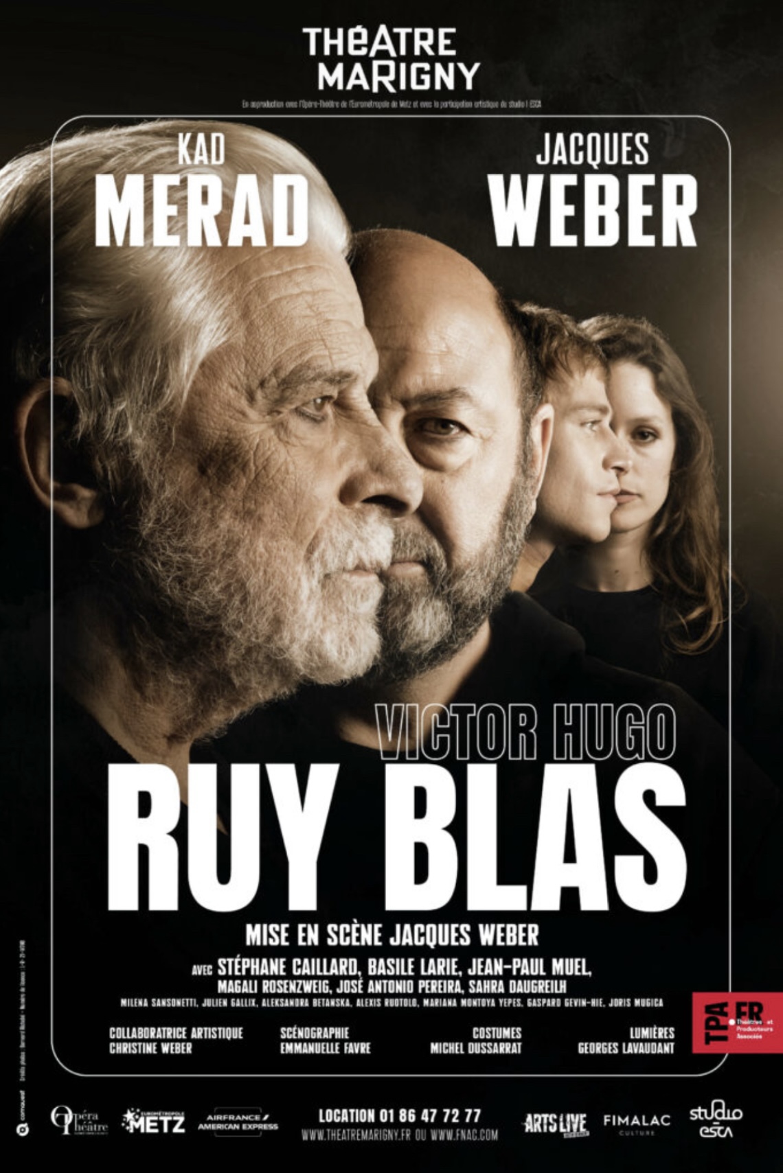 « Ruy Blas » au Théâtre Marigny
