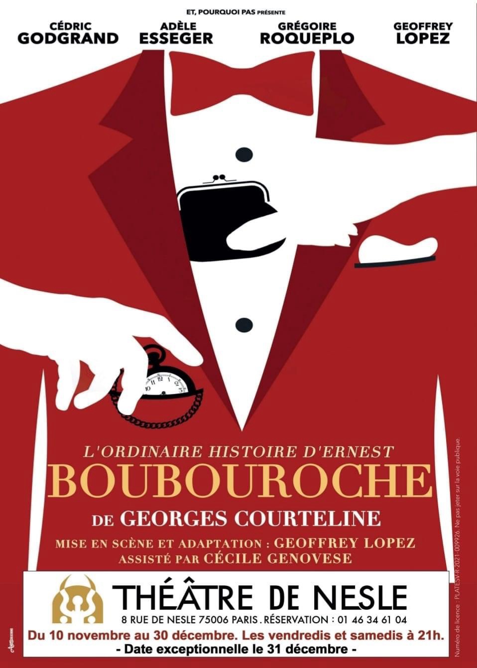 « L’Ordinaire Histoire d’Ernest Boubouroche » au Théâtre de Nesle