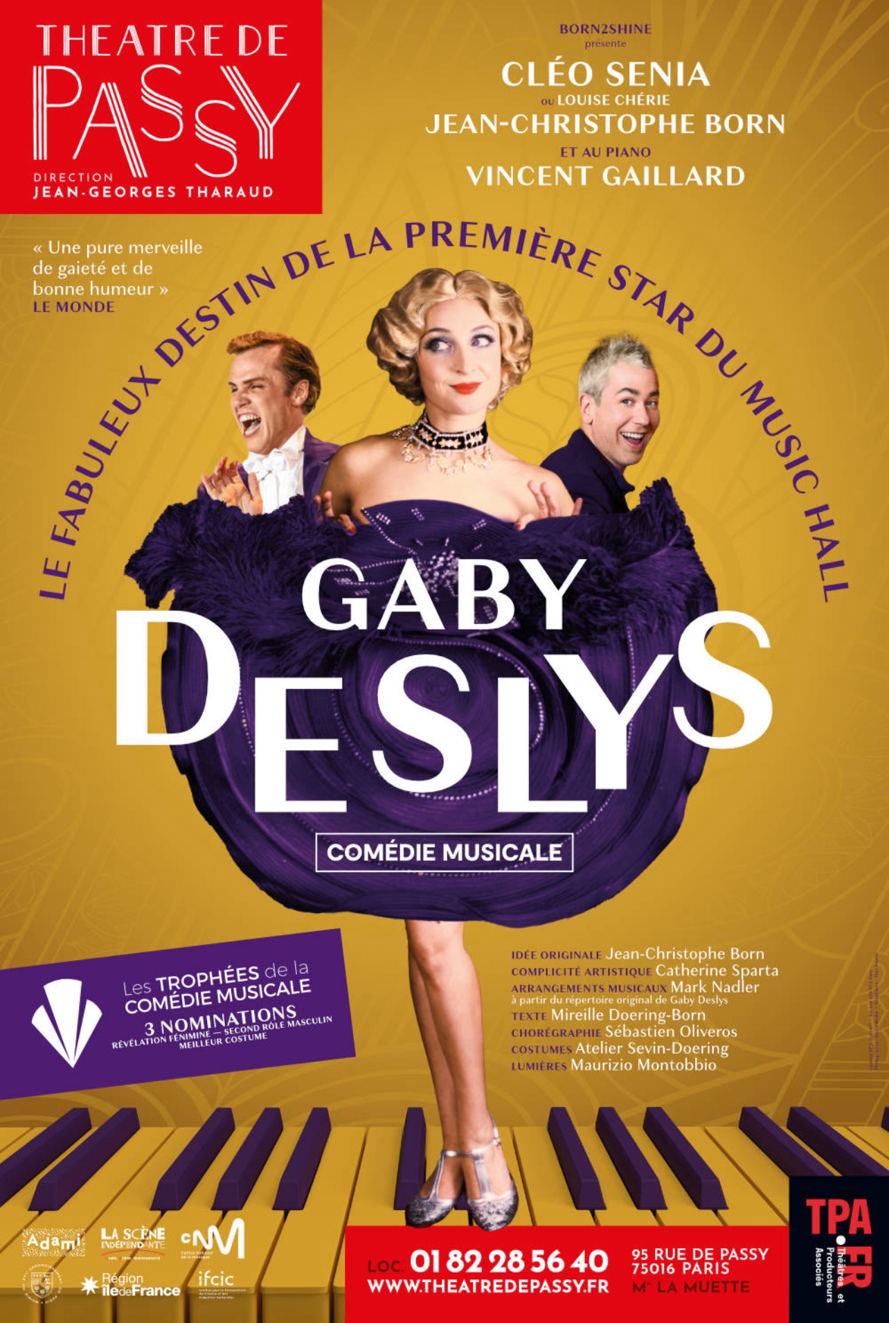 « Gaby Deslys » au Théâtre de Passy
