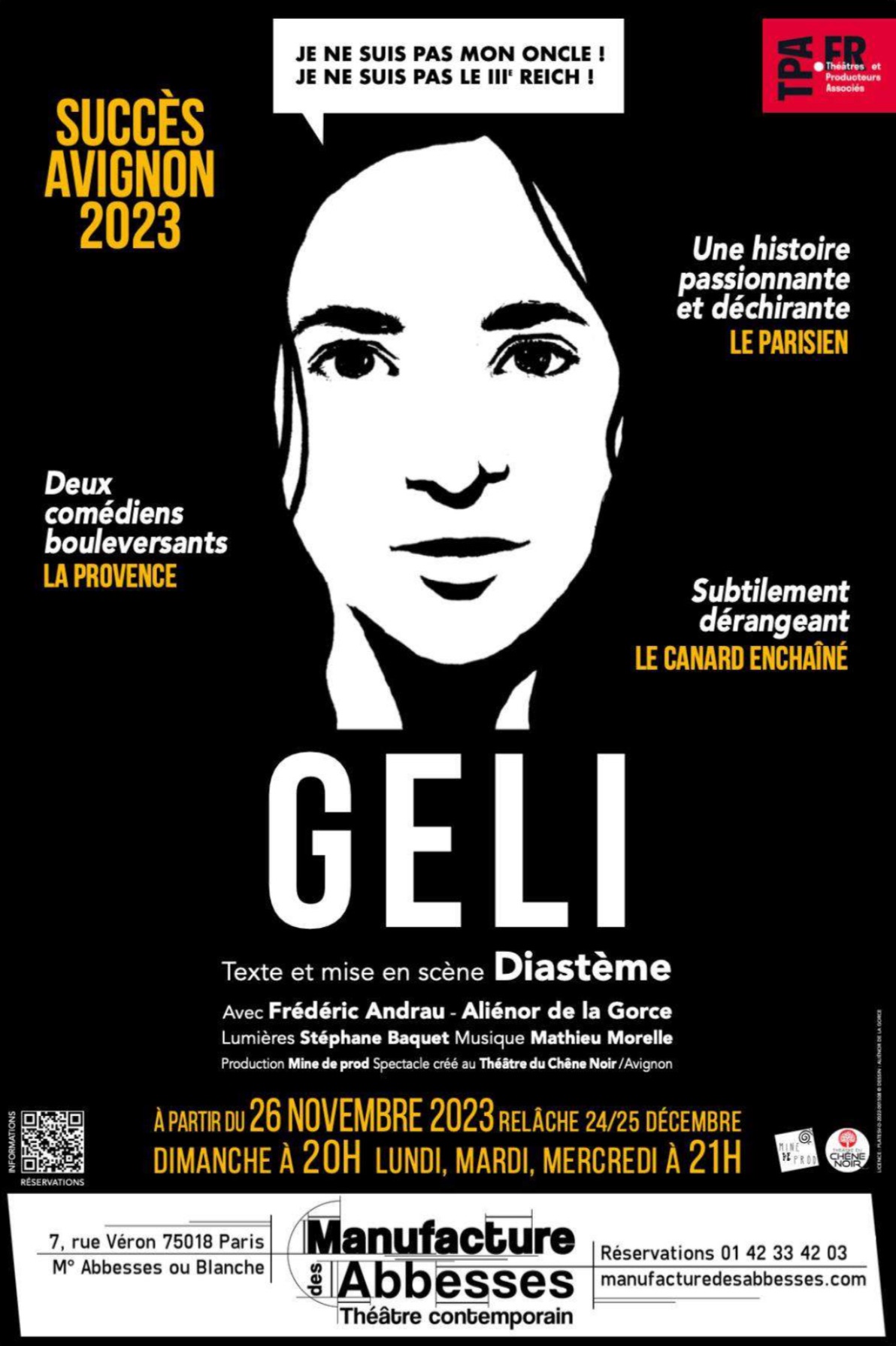 « Geli » à La Manufacture des Abbesses
