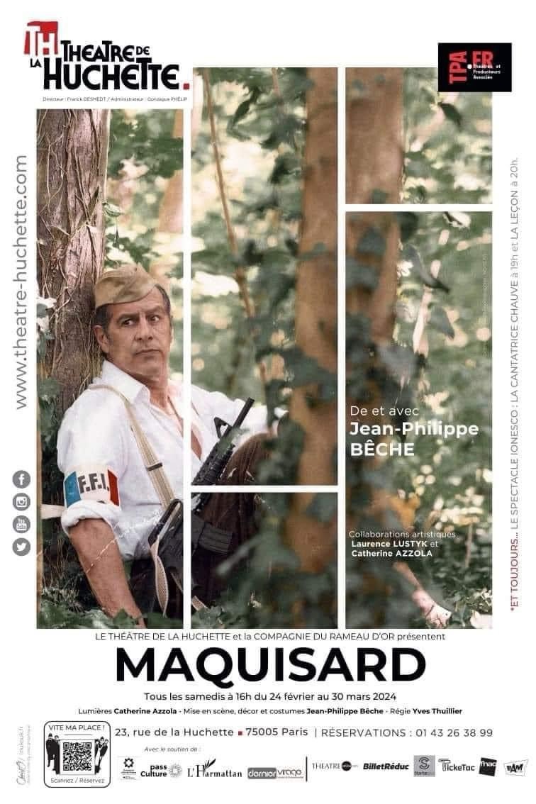 «&nbsp;Maquisard&nbsp;» au Théâtre de La Huchette