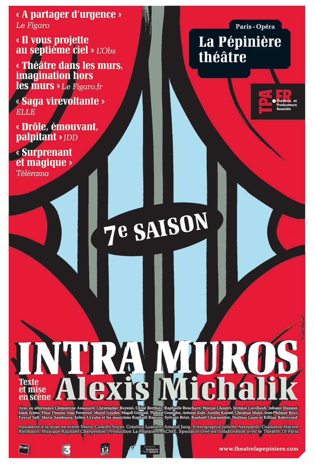 «&nbsp;Intra Muros&nbsp;» au Théâtre de La Pépinière