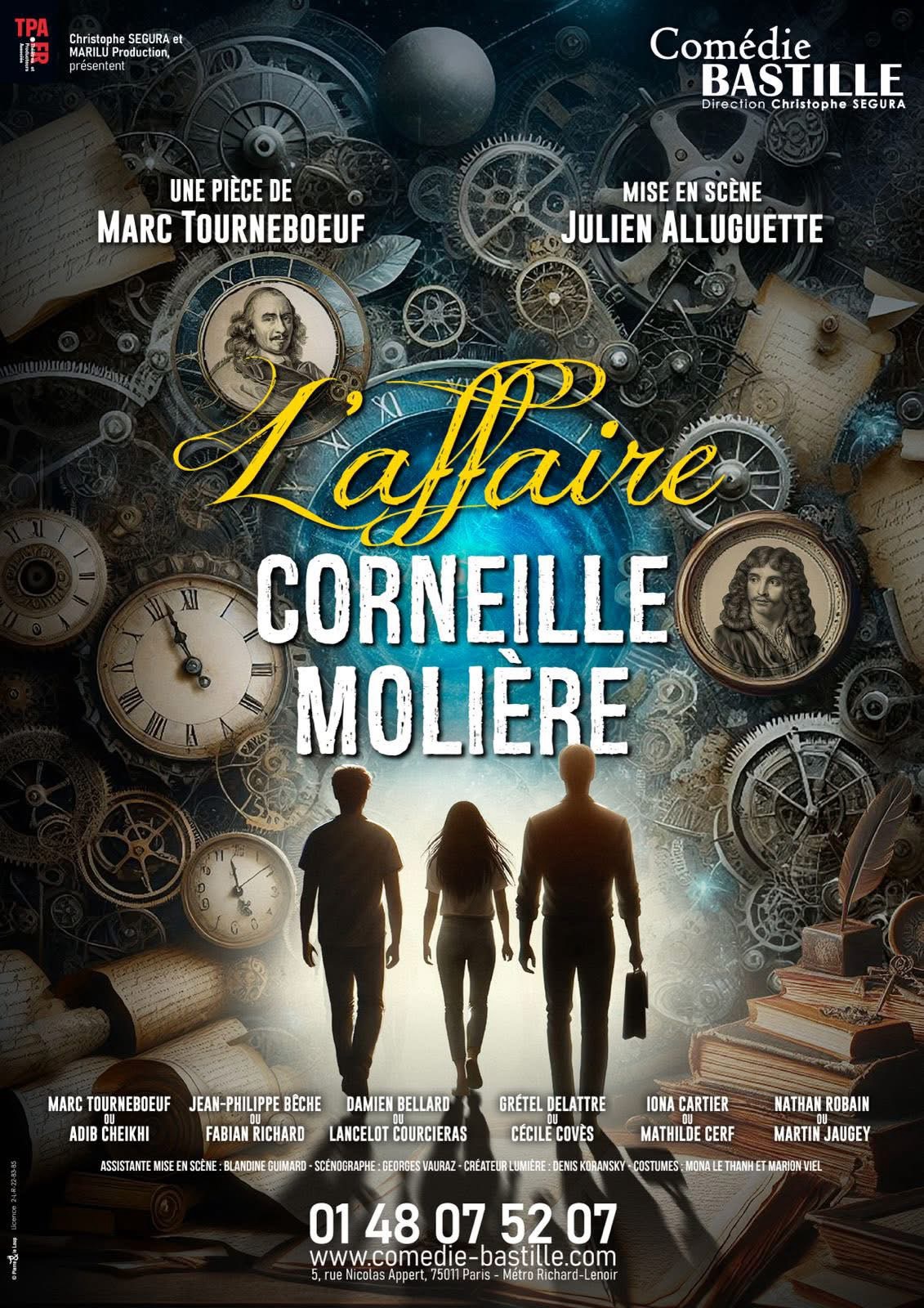 «&nbsp;L’Affaire Corneille-Molière&nbsp;» à La Comédie Bastille