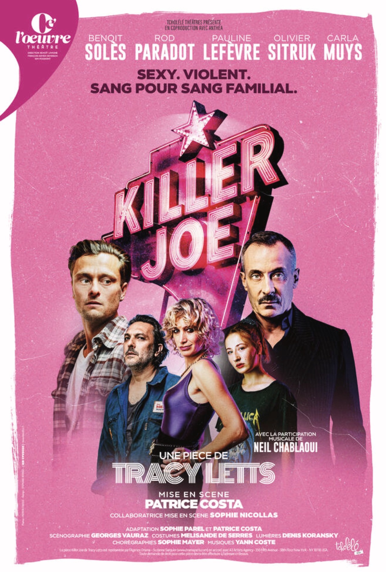 «&nbsp;Killer Joe&nbsp;» au Théâtre de L’Oeuvre