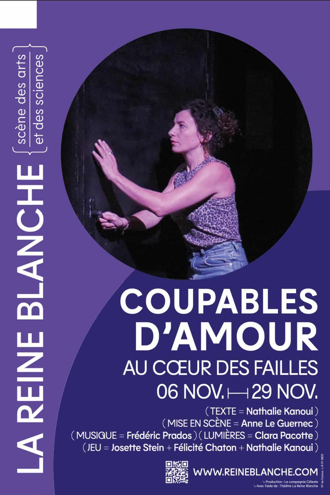 «&nbsp;Coupables d’Amour&nbsp;» Au Théâtre de La Reine Blanche