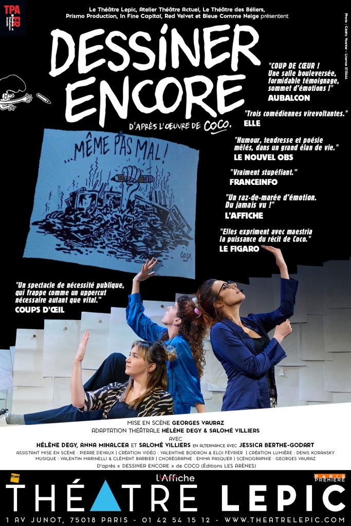 «&nbsp;Dessiner Encore&nbsp;» au Théâtre&nbsp;Lepic