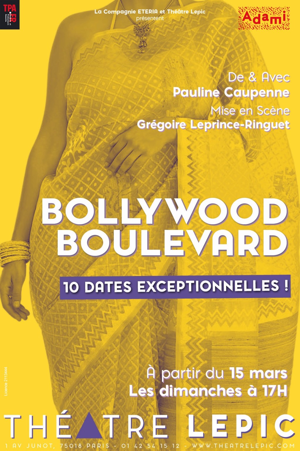 «&nbsp;Bollywood Boulevard&nbsp;» au Théâtre&nbsp;Lepic