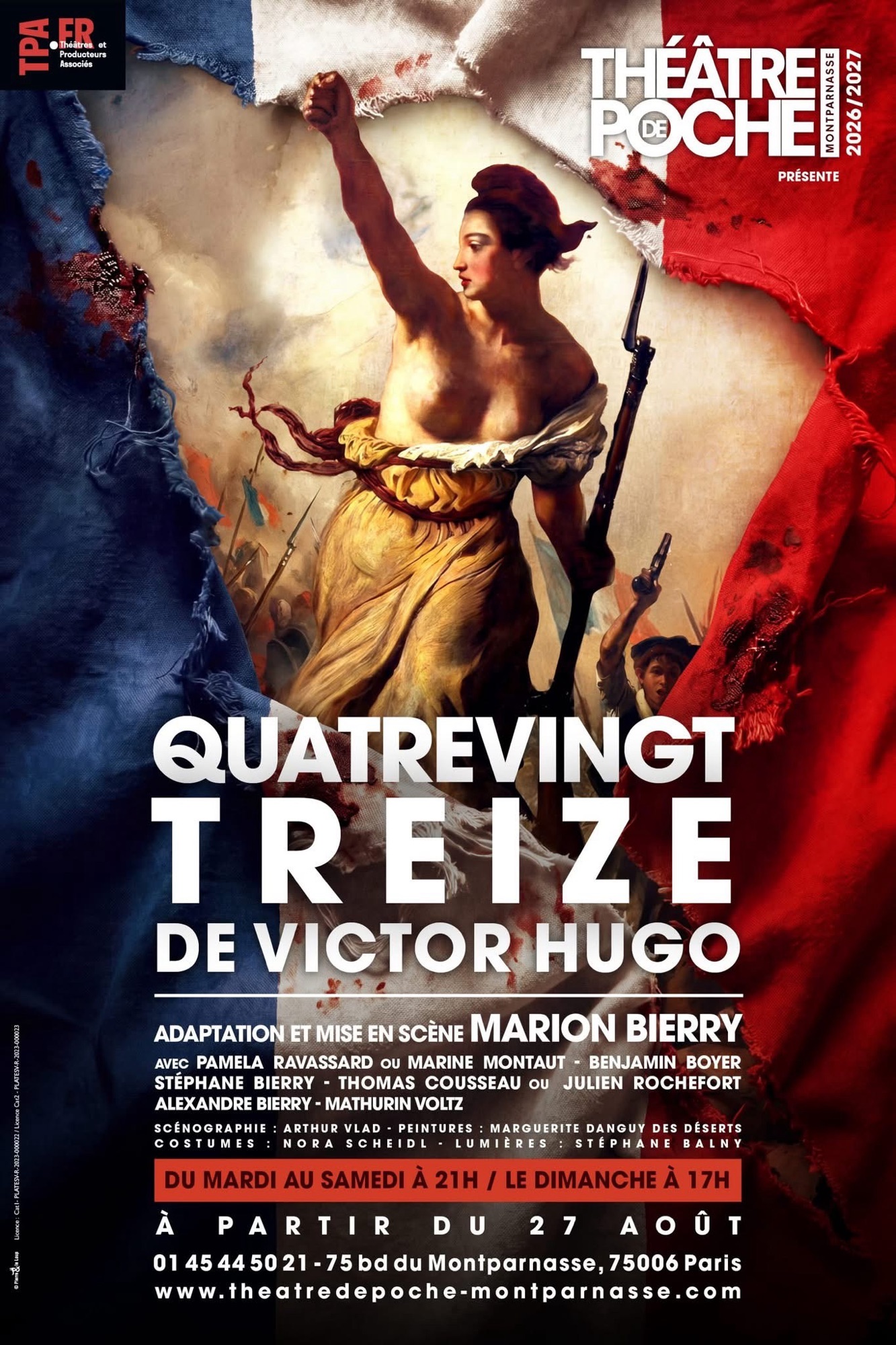 «&nbsp;93&nbsp;» au Théâtre De Poche Montparnasse